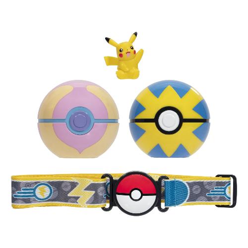 Rei Toys Clip n'Go Pokeball con cintura Pikachu MARVEL POKÉMON PK170600