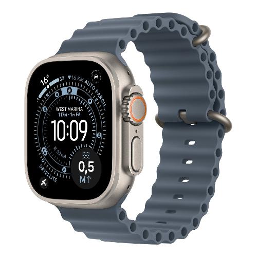 Apple Smartwatch ( OLED ) WATCH ULTRA 3 eSIM Titanio GPS + Cellular Ocean Natural titanium 49 mm MEWH4QL A