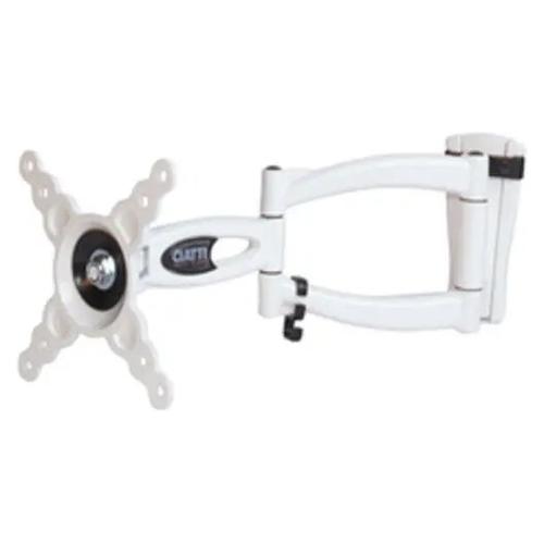 Ciatti Supporto monitor TV parete ( 26 Kg ) VESA 100 x 100 Tre snodi White ELTRIS100