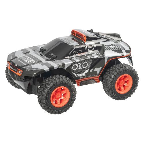 Mondo Gioco Radiocomando Audi Rs Q-E Tron E2  2,4 GHz scala 1:24 (20x12x5cm) MONDO MOTORS Grigio e Nero G042215