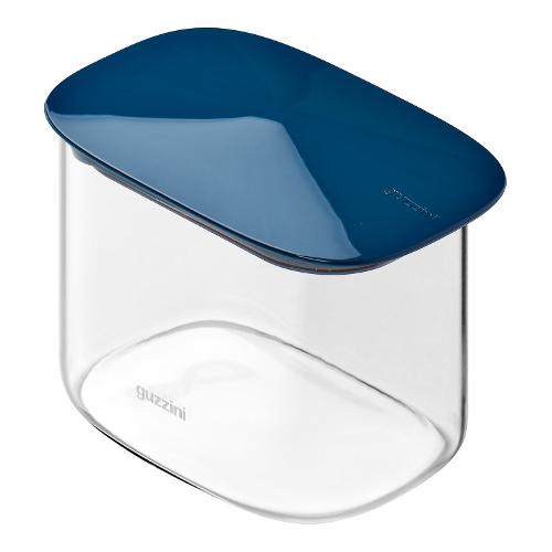 Guzzini Barattolo vetro borosilicato (600ml) FRESH&STYLE rettangolare Blu 128804295