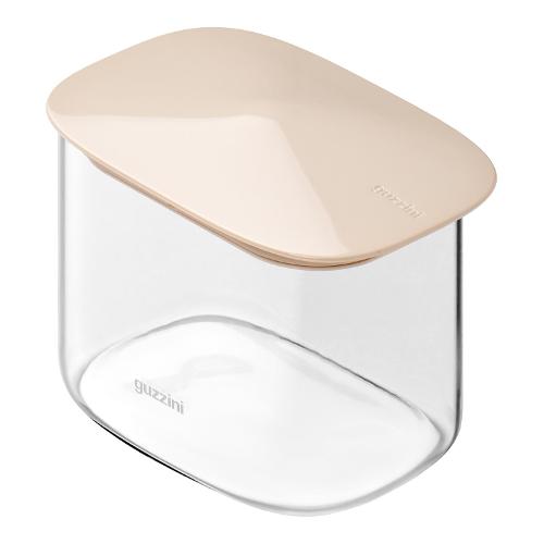 Guzzini Barattolo vetro borosilicato (600ml) FRESH&STYLE rettangolare Argilla 128804190