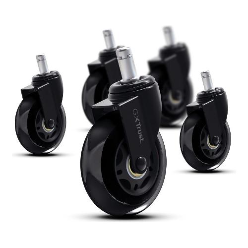 Trust Ricambio originale GXT 701 Chair Wheels Led Gel RGB Clear 25803