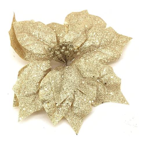 Dhg D.O.O. Pick Poinsettia (23cm) Oro 00380