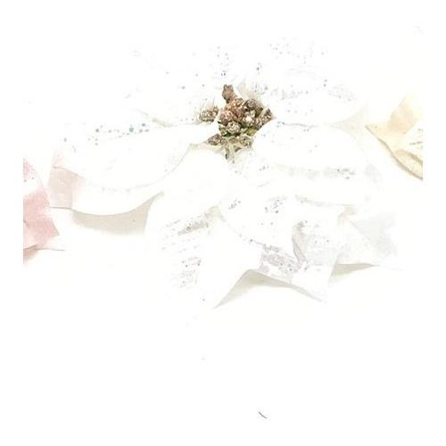 Dhg D.O.O. Pick Poinsettia (25cm) Bianco 02443