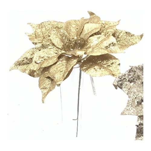 Dhg D.O.O. Pick Poinsettia (23cm) Oro 15651