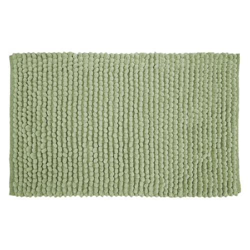 Quarzo Bianco Tappeto bagno GENOVA Verde salvia (90x60cm) 18796
