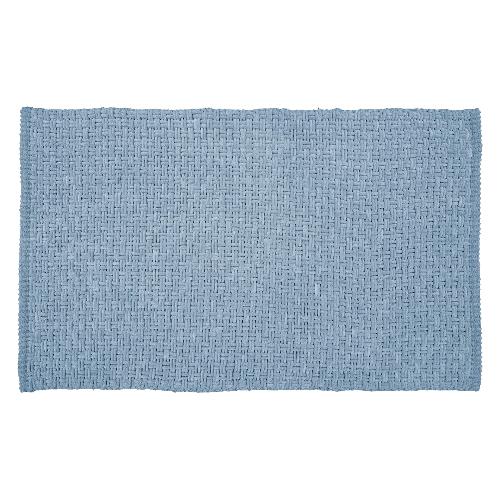 Quarzo Bianco Tappeto bagno TREVI Azzurro (110x60cm) 18741