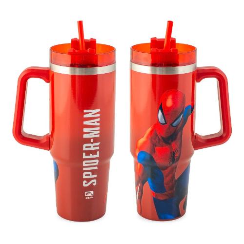 H&H Tazza termica mug con cannuccia inox (900ml) MARVEL SPIDERMAN 9035508