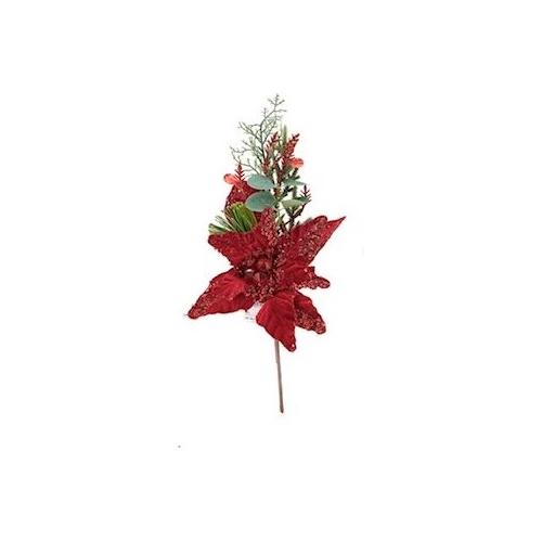 Dhg D.O.O. Pick Poinsettia (44cm) Rosso 45432