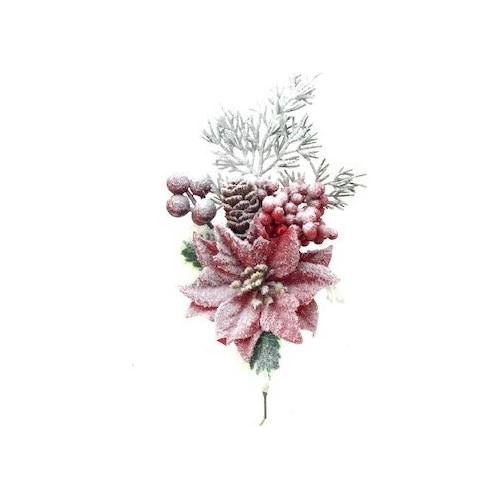 Dhg D.O.O. Pick Poinsettia (23cm) Red 51795