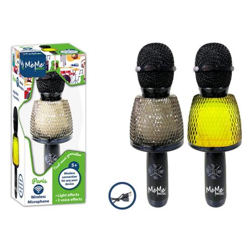 MeMe Music Microfono giocattolo Paris Wireless con altoparlante e effetti luce 971500