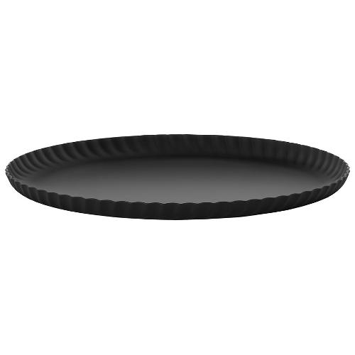 Alessi Vassoio Inox (23cm) PLEATS TRAY Nero opaco JK02 23B