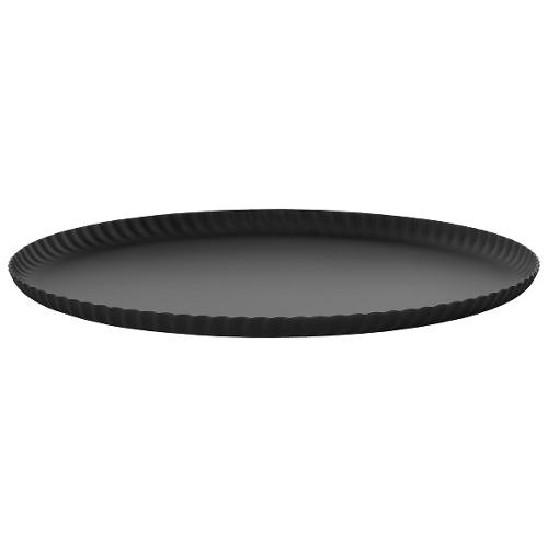 Alessi Vassoio Inox (31cm) PLEATS TRAY Nero opaco JK02 31B