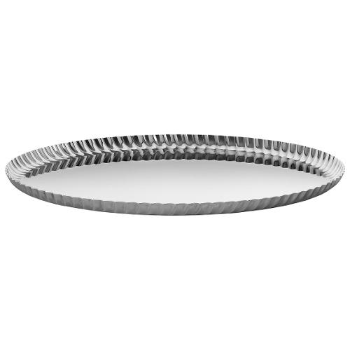 Alessi Vassoio Inox (31cm) PLEATS TRAY Inox JK02 31