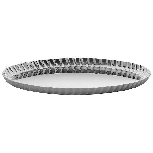 Alessi Vassoio Inox (23cm) PLEATS TRAY Inox JK02 23