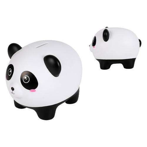 i-total Salvadanaio Plastica (20x15x14,5cm) PANDASTIC Bianco e Nero XL2497D