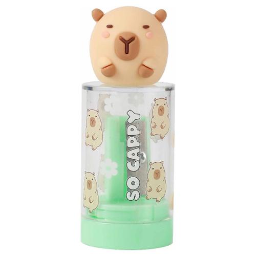 i-total Temperamatite con serbatoio CAPYBARA Verde e Beige XL2685B