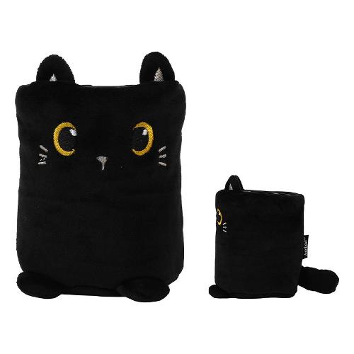i-total Porta penne Plush (9,5x12,5cm) BLACK CAT Nero XL2851