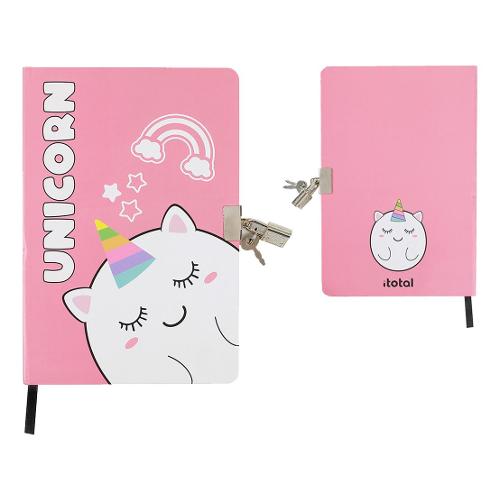 i-total Diario segreti (14,8x21cm) UNICORN XL1848