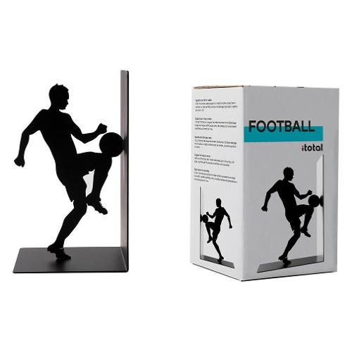 i-total Fermalibri (10x10x17cm) Football Nero XL2353