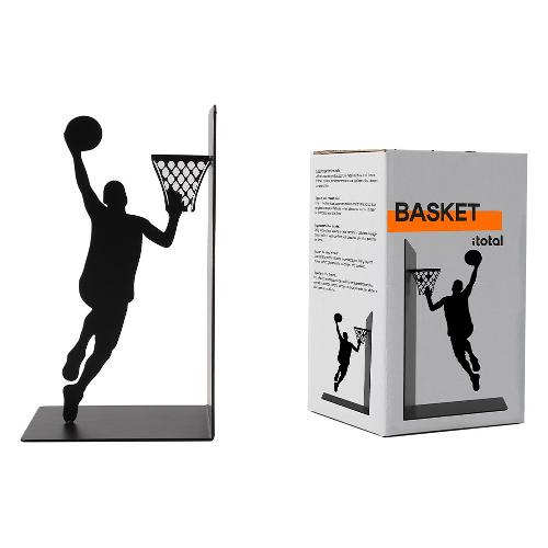 i-total Fermalibri (10x10x17cm) Basketball Nero XL2352
