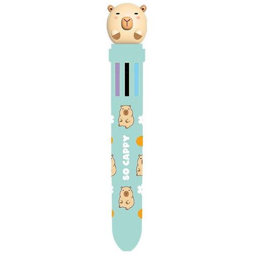 i-total Penna sfera multicolore scatto CAPYBARA tratto medio Colori assortiti XL2370J