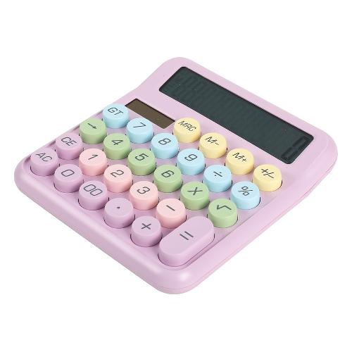 i-total Calcolatrice da tavolo MACARON Pink XL2886