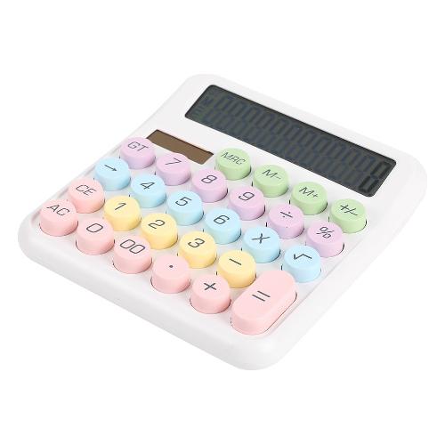 i-total Calcolatrice da tavolo MACARON White XL2885
