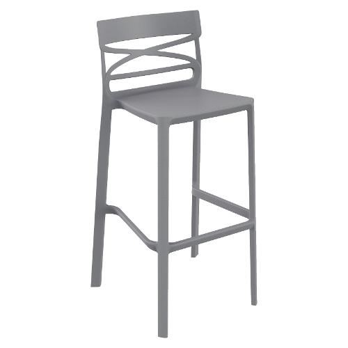 Ambienta FLOW Sgabello Grigio Metal