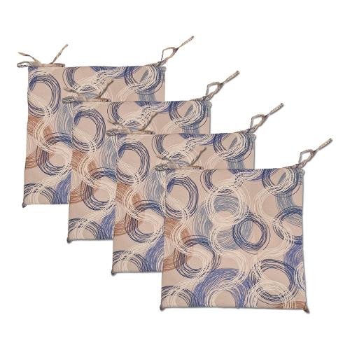 Olibò Set cuscini seduta CONNOR Azzurro 30ST08 4CONAZ 4 cuscini