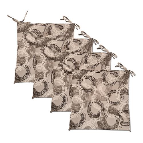 Olibò Set cuscini seduta CONNOR Grigio 30ST08 4CONGR 4 cuscini