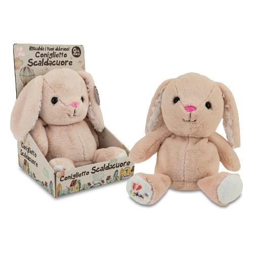Teorema Peluche Coniglietto Scaldacuore (24cm) GOGO Beige 39537