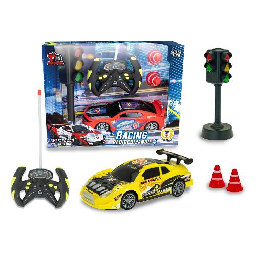 Teorema Radiocomando Auto racing con semaforo e birilli T-CONTROL 80546
