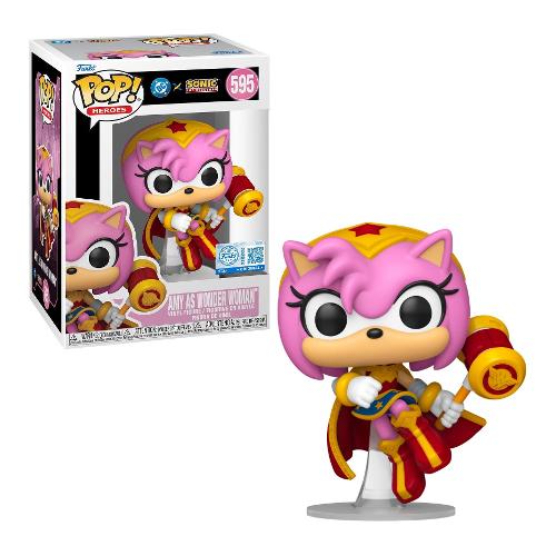 Funko POP HEROES DC x Sonic The hedgehog Amy as Wonder Woman 595 88907