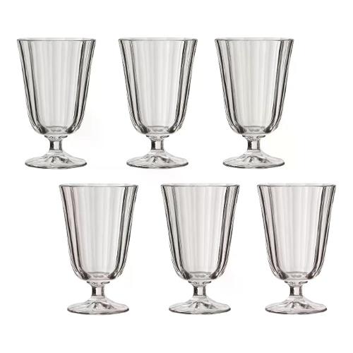Cve Set calici Acqua 6 pz Vetro (250ml) ANNA Trasparente 3459225