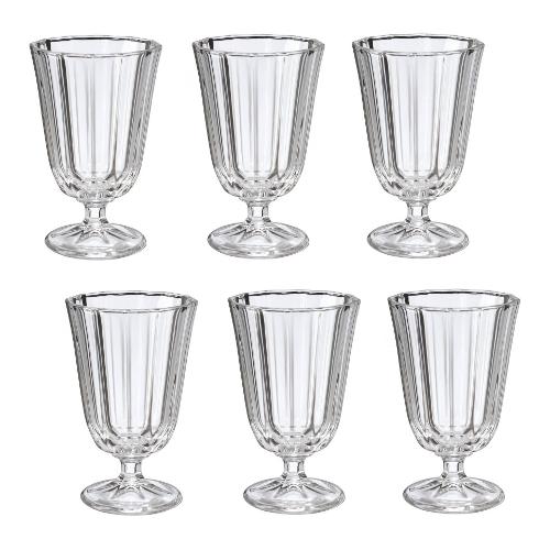 Cve Set calici Vino 6 pz Vetro (190ml) ANNA Trasparente 3459218