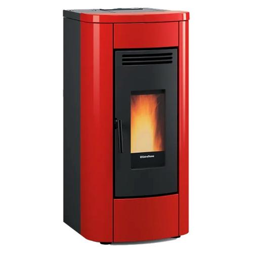 Extraflame Stufa pellet 8kW KLAUDIA 5.0 Evo Bordeaux 5 stelle Classe A+ 1292304