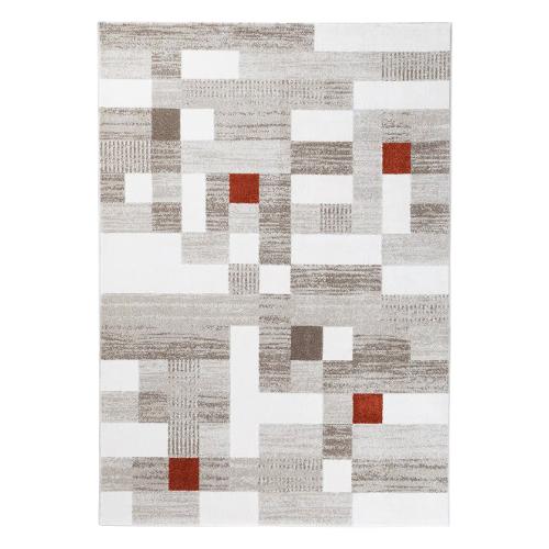 Abc Italia Tappeto CASA E Beige e Rust (170x120cm) 39467