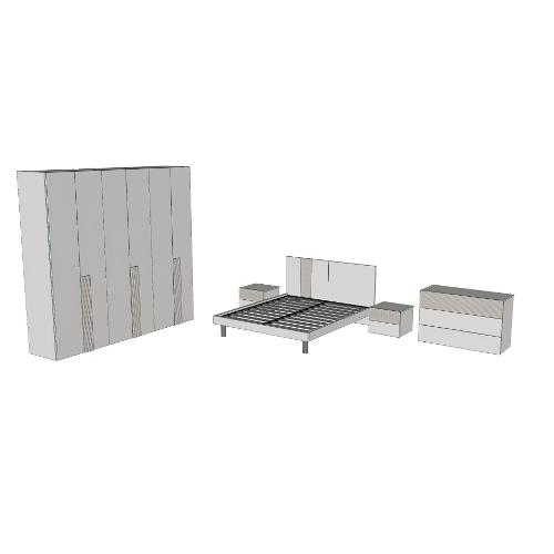 Santa Lucia Camera Matwood white e Silk
