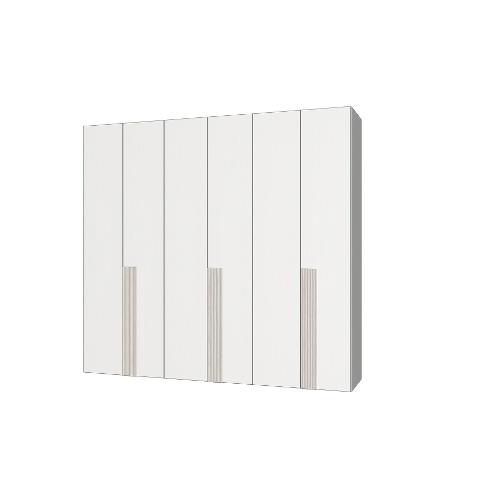 Santa Lucia PALLADIO Armadio 6 Ante battenti Matwood white (275cm) Mobile KIT
