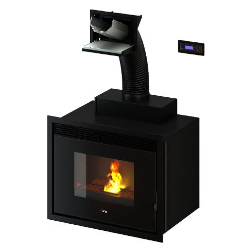 Cadel Caminetto 18kW SATURNO 16 Black 7020016 Classe A++