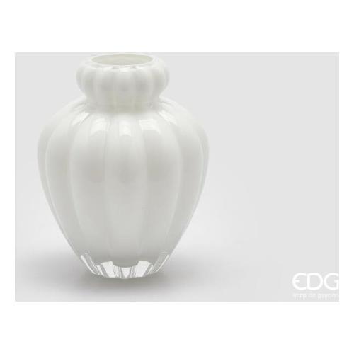 Edg Vaso Vetro (16x20cm) CHIGNON Bianco 1100977A100