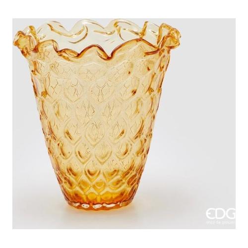 Edg Vaso vetro (27x26cm) ALVEARE Amber 1100648A247
