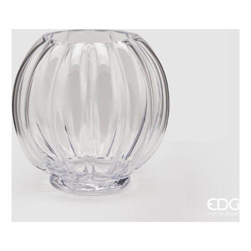 Edg Vaso Vetro (19x20cm) Zucca NIDA Trasparente 106976 000
