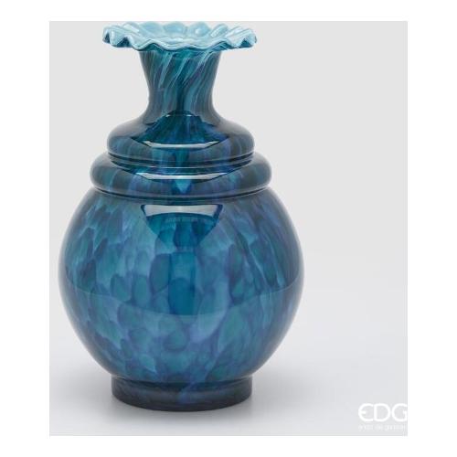 Edg Vaso Vetro (25,5x37,5cm) bottiglia MACULA Blue 1100545A800