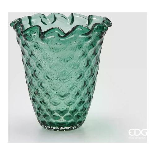 Edg Vaso Vetro (27x26cm) ALVEARE Green 1100648A700