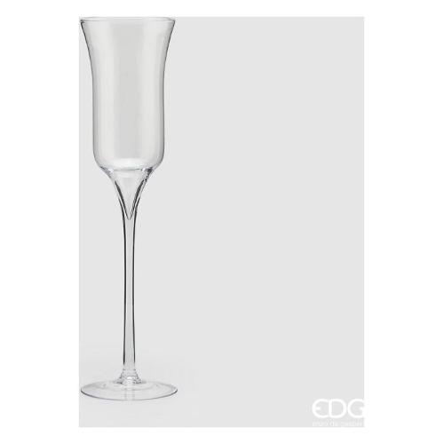 Edg Vaso Vetro (15x60cm) calice flute NIDA Trasparente 105301 000