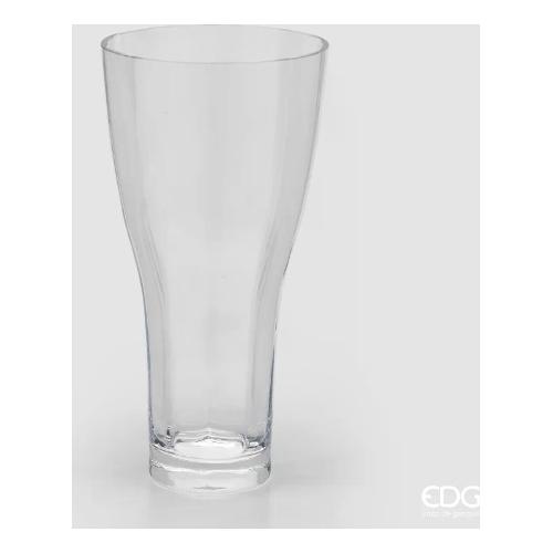 Edg Vaso Vetro (17,6x35cm) sinuoso NIDA Trasparente 1101345A000