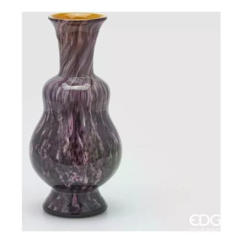 Edg Vaso Vetro (17,5x37cm) bottiglia MACULA Pink 1100544A600